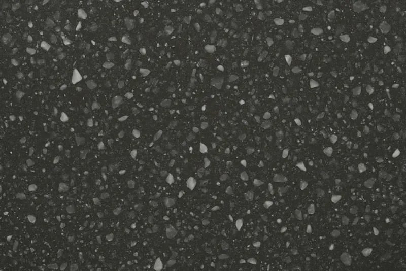Textura del plástico reciclado ya procesado, transformado en lámina lista para fabricar productos